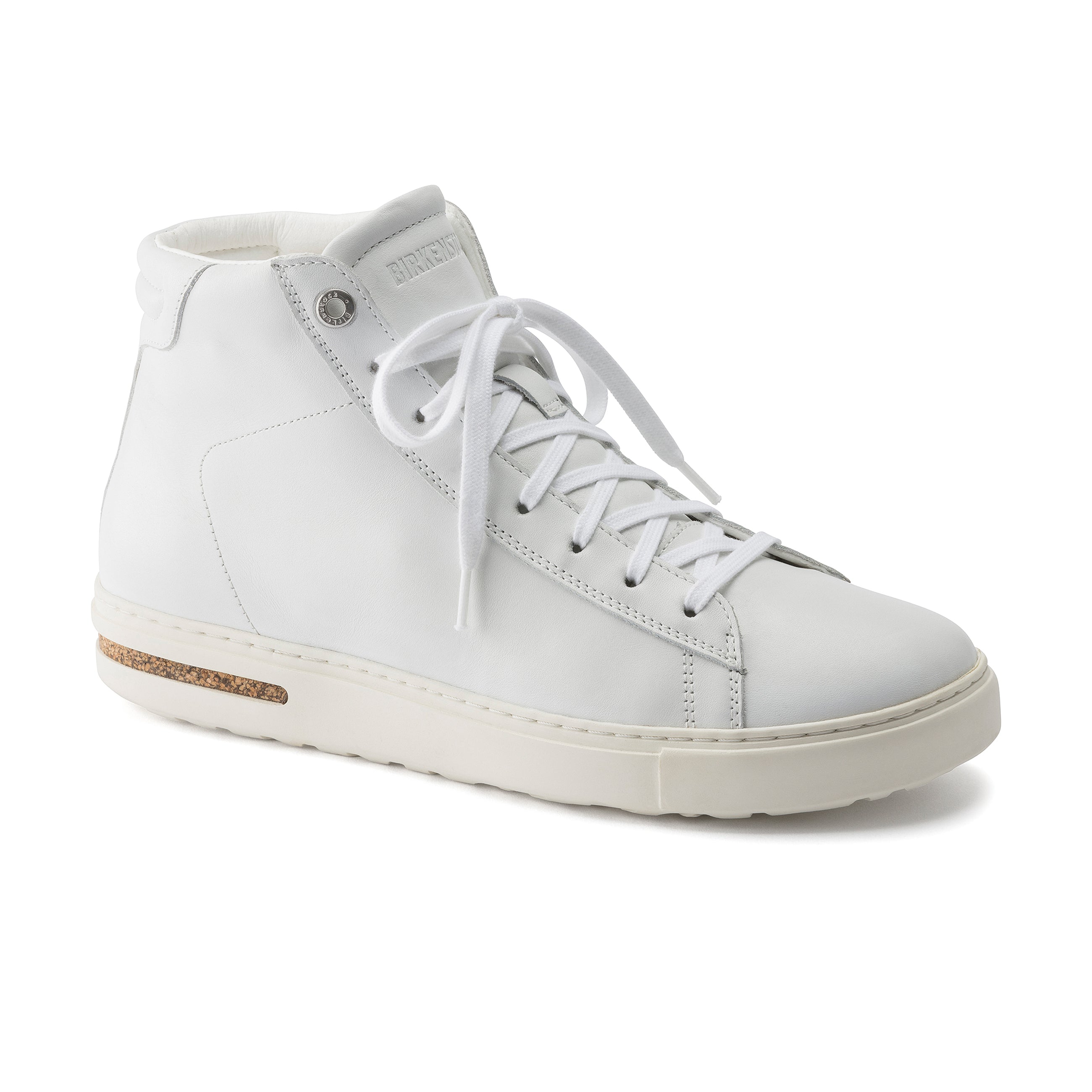 Bend Mid White Smooth Leather