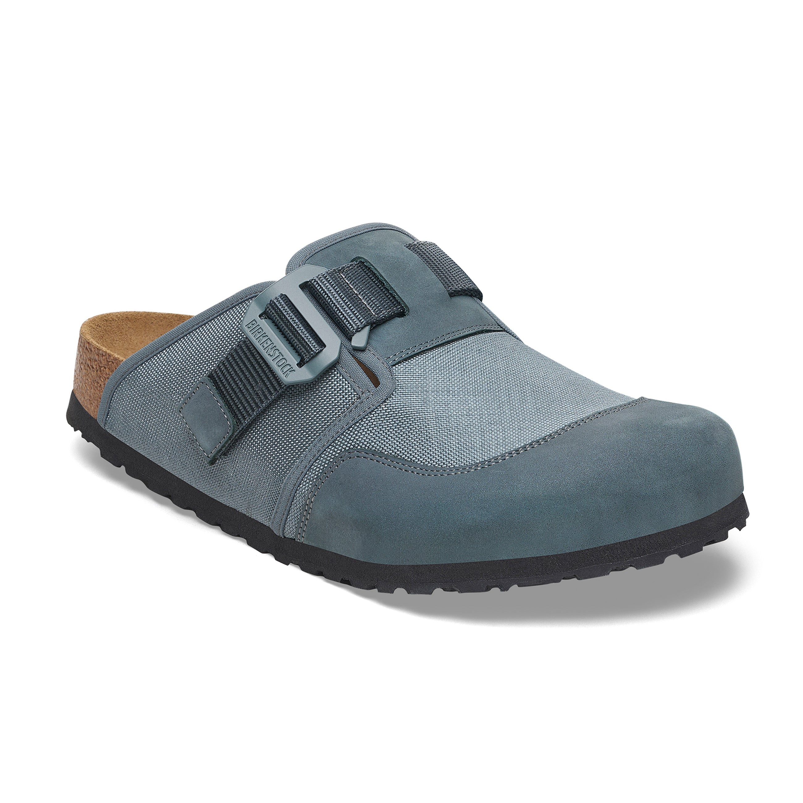 Boston Nova Basalt Grey Textile/Nubuck Leather